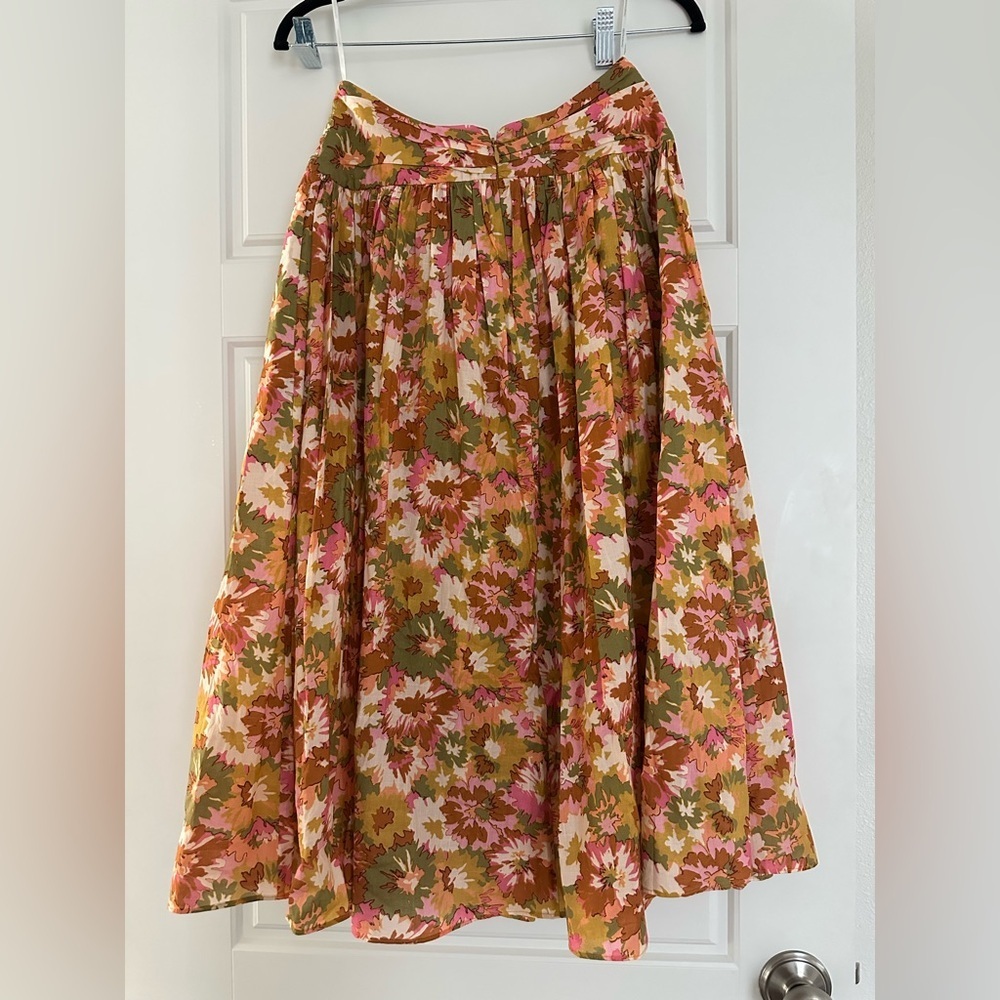 Zimmermann Floral skirt size 0P 100% cotton - Picture 4 of 8